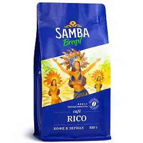 Кофе в зернах Rico, Samba Cafe Brasil, 500 г