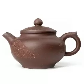 Чайник из исинской глины ФАНГУ с резьбой, 180 мл