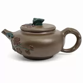 Чайник глиняный Хамелеон "Сакура", 380 мл