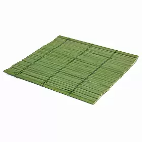 Набор чайных циновок (бамбук), зеленые, 10 х 10 см, 5 шт/упак