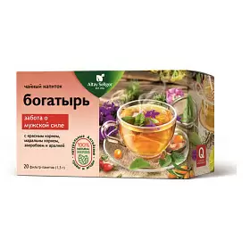 Чайный напиток Богатырь, Altay Seligor, 20 фильтр-пакетов
