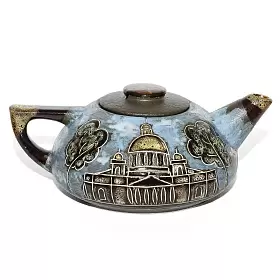 Чайник глиняный "Санкт-Петербург", 750 мл