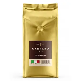 Кофе в зернах Gold Aroma, Carraro, 1 кг