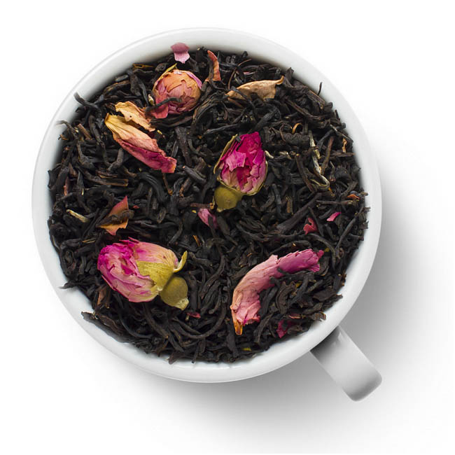 Черный ароматизированный чай Индийская роза