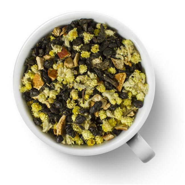 Зеленый ароматизированный чай Чио Чио СанЗеленый с добавками<br><br>