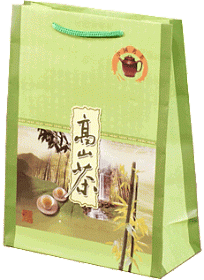 Пакет подарочный "Чайная плантация"