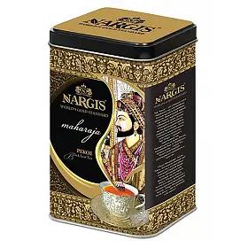 Чай черный Ассам PEKOE - Maharaj, Nargis, ж/б, 200 г