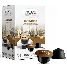 Кофе в капсулах Cremoso (Кремосо) для кофемашин Nescafe Dolce Gusto, MUST, 16 шт