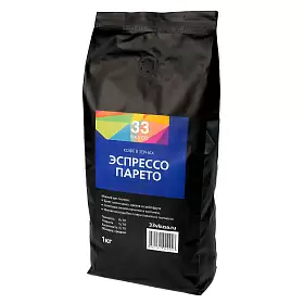 Кофе в зернах Эспрессо Парето, 1000 г