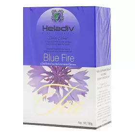 Чай черный BLUE FIRE (с васильком), HELADIV, 100 г
