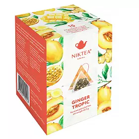 Чай зеленый Имбирный Тропик, в фильтр-пакетах, 15 шт х 2.7 г