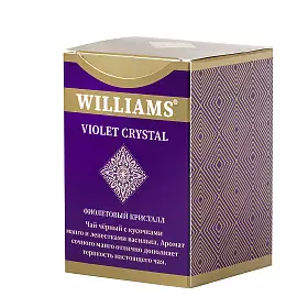 Чай черный с лепестками василька и кусочками манго Violet Crystal, Williams, 100 г