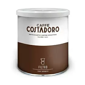 Кофе молотый Costadoro Filtro 100% Arabica, ж/б, 250 г