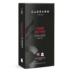 Кофе в капсулах PRIMO MATTINO для кофемашин Nespresso, Carraro, 10 шт
