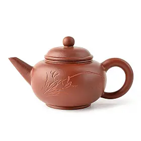 Чайник из исинской глины Шуйпин - Уровень, красно-коричневый, 160 мл