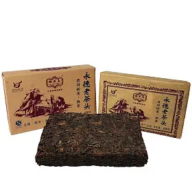 Пуэр Лао Ча Тоу (Старые чайные головы), фаб. Юньхай Ча, 2016 г, кирпич 250 г