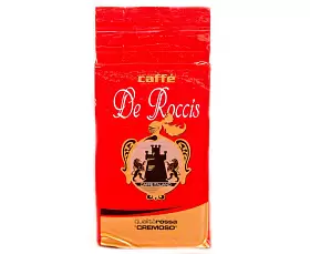 Кофе молотый De Roccis Q Rossa Cremoso 250 г