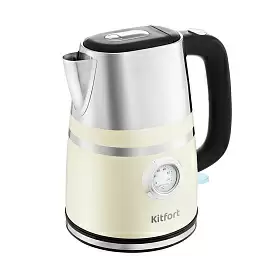 Чайник электрический Kitfort KT-670-3, бежевый