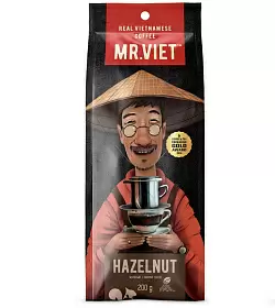 Кофе MR.VIET, молотый, "Hazelnut" Лесной Орех, 200 г