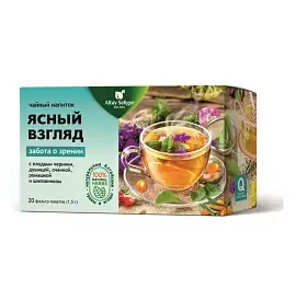 Чайный напиток Ясный взгляд, Altay Seligor, 20 фильтр-пакетов