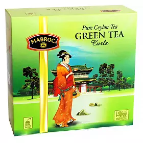 Чай зеленый Зеленые кольца, Mabroc, в фильтр-пакетах, 100 шт х 2 г