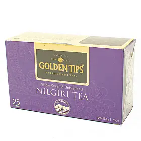 Чай черный Нилгири, Golden Tips, в фильтр-пакетах, 25 шт х 2 г