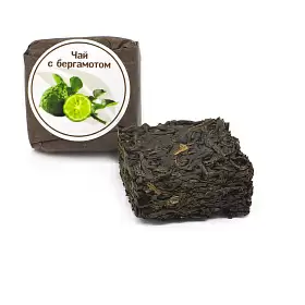 Чай с бергамотом прессованный, кубик 5-7 г