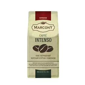 Кофе в зернах Marcony Эспрессо Каффе Интенсо,  м/у, 250 г
