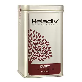 Чай черный KANDY (КАНДИ), HELADIV, ж/б, 100 г