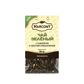 Чай зеленый с сафлором и жёлтой хризантемой, Marcony, 50 г