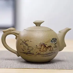 Чайник заварочный глиняный, 200 мл
