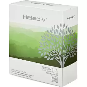 Чай зеленый GREEN TEA, HELADIV, в фильтр-пакетах, 100 шт х 2 г
