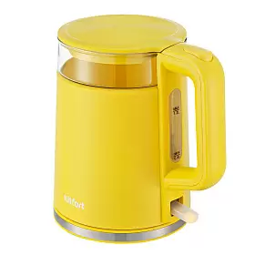 Чайник электрический Kitfort KT-6124-5, желтый