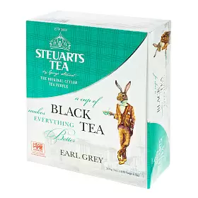 Чай черный Black Tea Earl Grey, STEUARTS, в фильтр-пакетах, 100 шт х 2 г