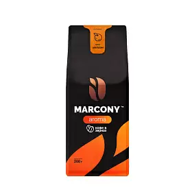 Кофе в зернах со вкусом Апельсина, MARCONY AROMA, 200 г