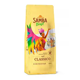 Кофе молотый Classico, Samba Cafe Brasil, 200 г