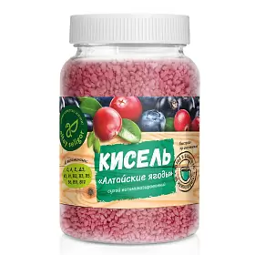 Кисель сухой витаминизированный растворимый "Алтайские ягоды", Altay Seligor, 230 г