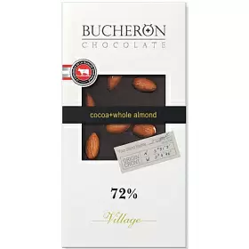 Горький шоколад с цельным миндалем, BUCHERON, 100 г