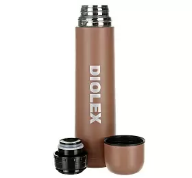 Термос Diolex DX-500-2 коричневый, 500 мл