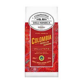 Кофе молотый Puro Arabica Colombia Medellin Supremo, Compagnia Dell'Arabica, 250 г