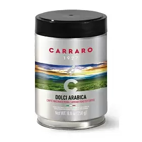 Кофе молотый Carraro Dolci Arabica, ж/б, 250 г