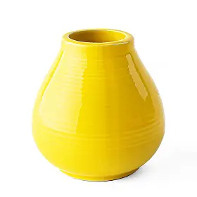 Калабас керамический, желтый, 180 мл