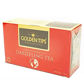 Чай черный Дарджилинг, Golden Tips, в фильтр-пакетах, 25 шт х 2 г