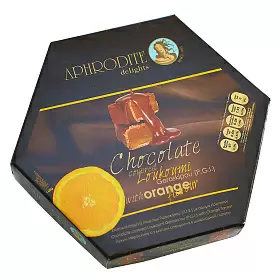 Лукум Aphrodite Delights, Кипр, вкус шоколад-апельсин, 160 г