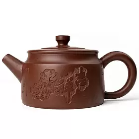 Чайник из исинской глины Благоприятное послание - Колокол, 170 мл