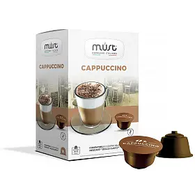Кофе в капсулах Cappucino (Капучино) для кофемашин Nescafe Dolce Gusto, MUST, 16 шт