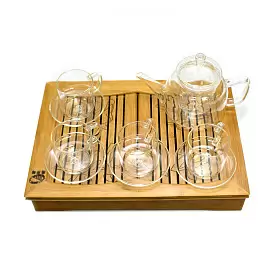Подарочный набор заварочный чайник и 4 чайные пары