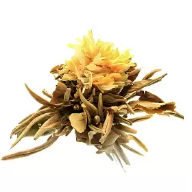 Чай связанный Корзина Будды с ароматом апельсина и персика в инд. упаковке