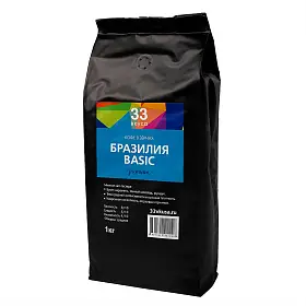 Кофе в зернах Бразилия Basic, 1000 г