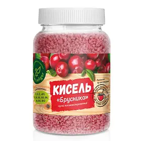 Кисель сухой витаминизированный растворимый "Брусника", Altay Seligor, 230 г (уцененный товар)